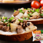 bruschette con funghi