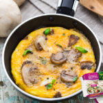Frittata con funghi champignon