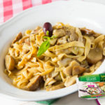 Tagliatelle ai funghi e verdure