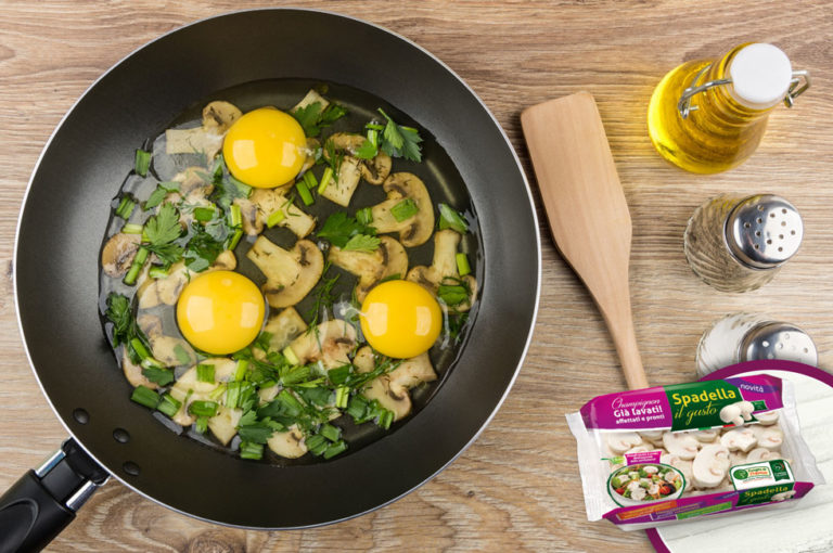 uova strapazzate funghi