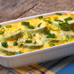 Gratin di funghi pleurotus e zucchine