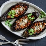 Melanzane con funghi -ricetta 5 Minuti