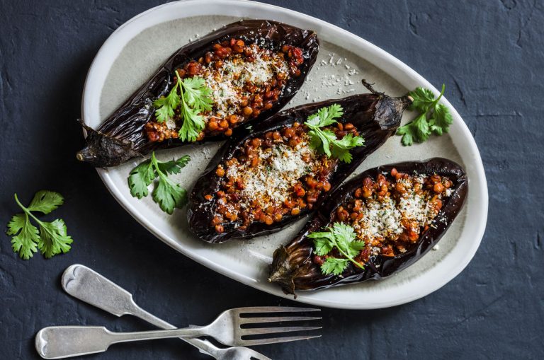 Melanzane con funghi -ricetta 5 Minuti