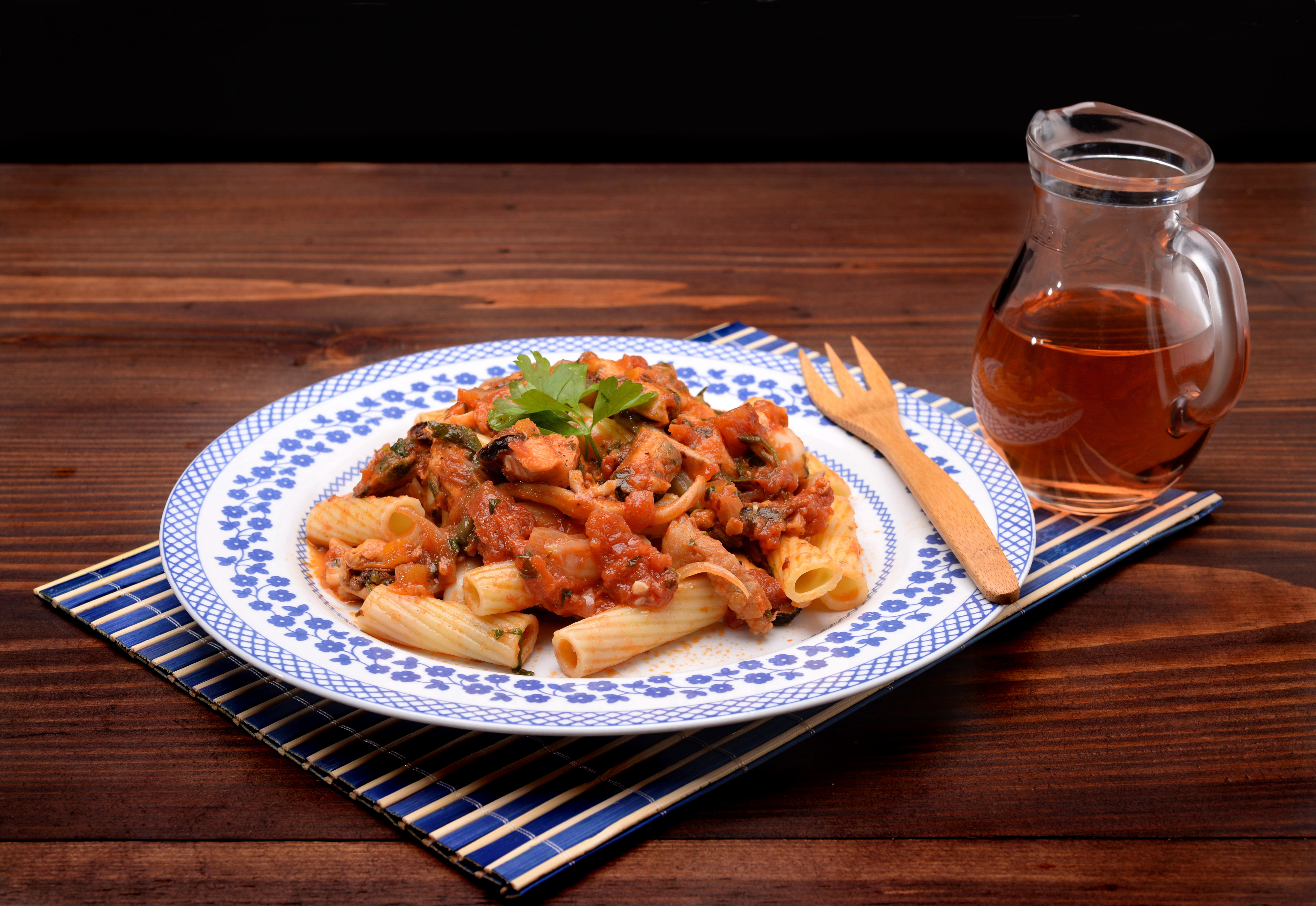 Ricetta Rigatoni zucca e funghi - Ricette in cinque minuti