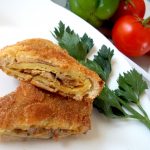 FUNGHI FRITTI CON MAIONESE DI BARBABIETOLA