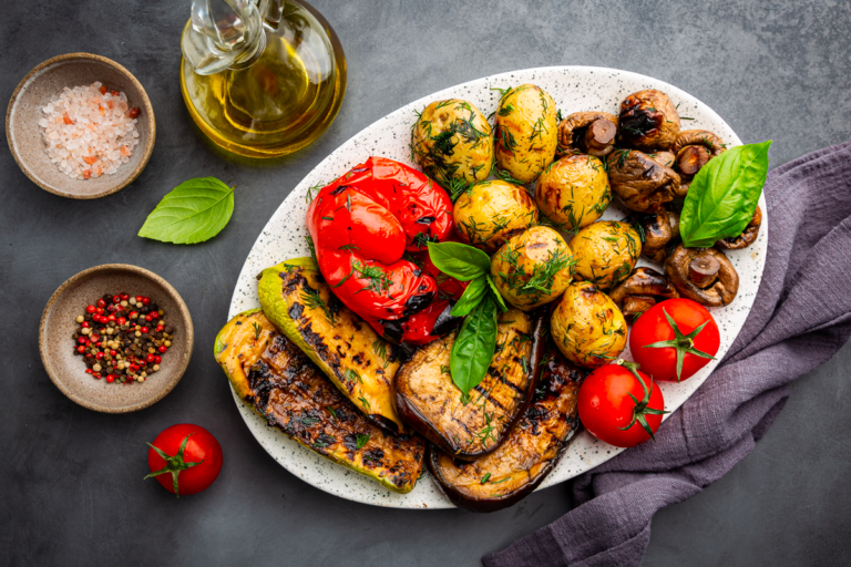 Verdure grigliate con prezzemolo